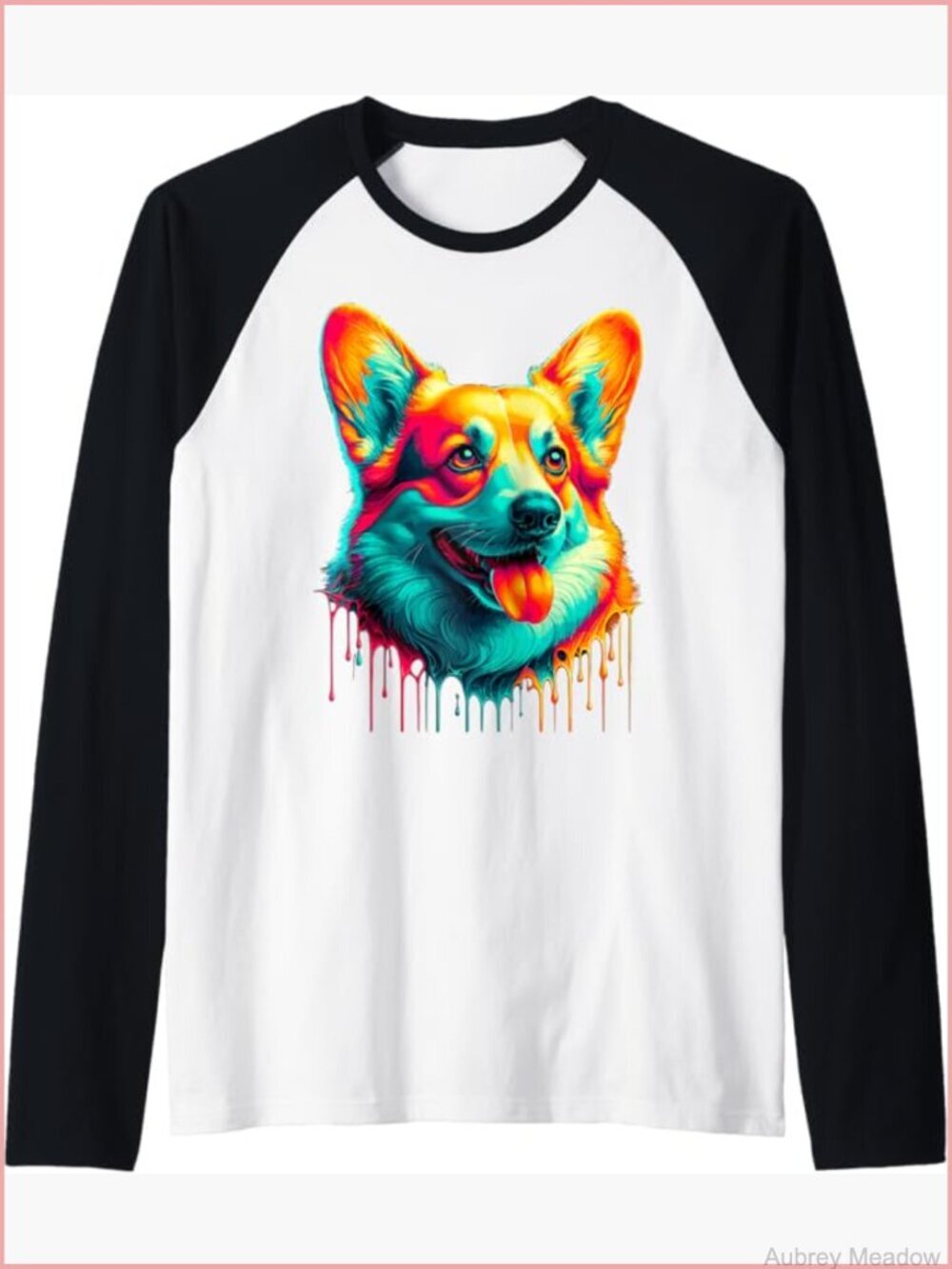 Cardigan Welsh Corgi Raglan Baseball Tee - Dog Gift